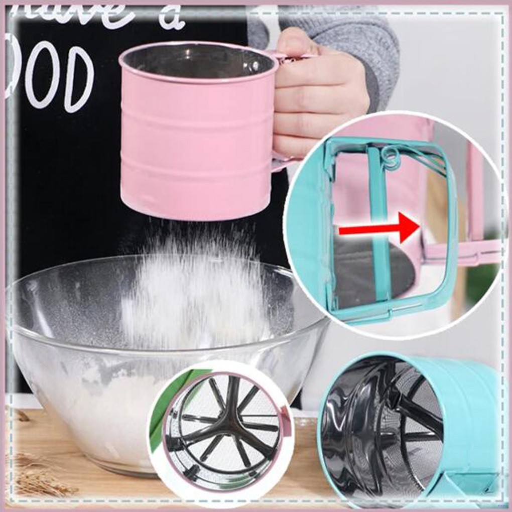 Cốc Rây Bột Cầm Tay Bằng Thép Không Gỉ