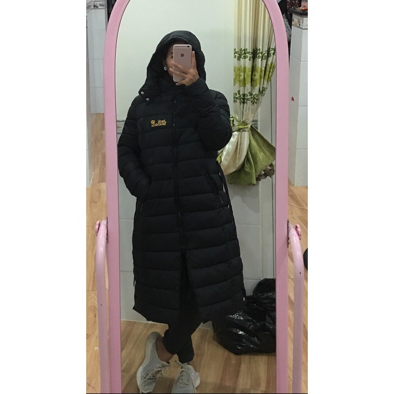 Áo phao dáng dài vnxk 60-80kg