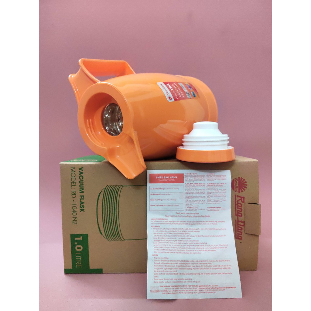 Bình Pha Trà, Giữ Nhiệt Cao Cấp 1000ml  RD 1040 N2 Rạng Đông
