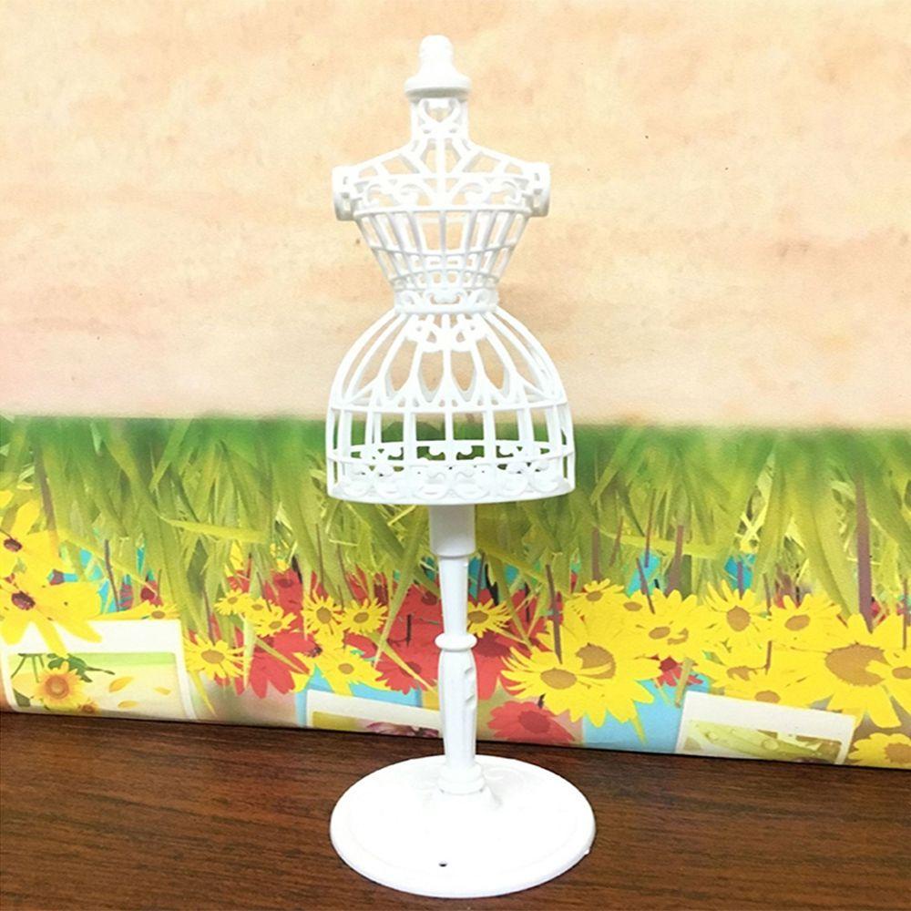 1 Set Ma Nơ Canh Rỗng Màu Trắng Dùng Để Trưng Bày Búp Bê DIY