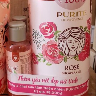 Sữa Tắm Purite De Prôvence Rose (850ml)