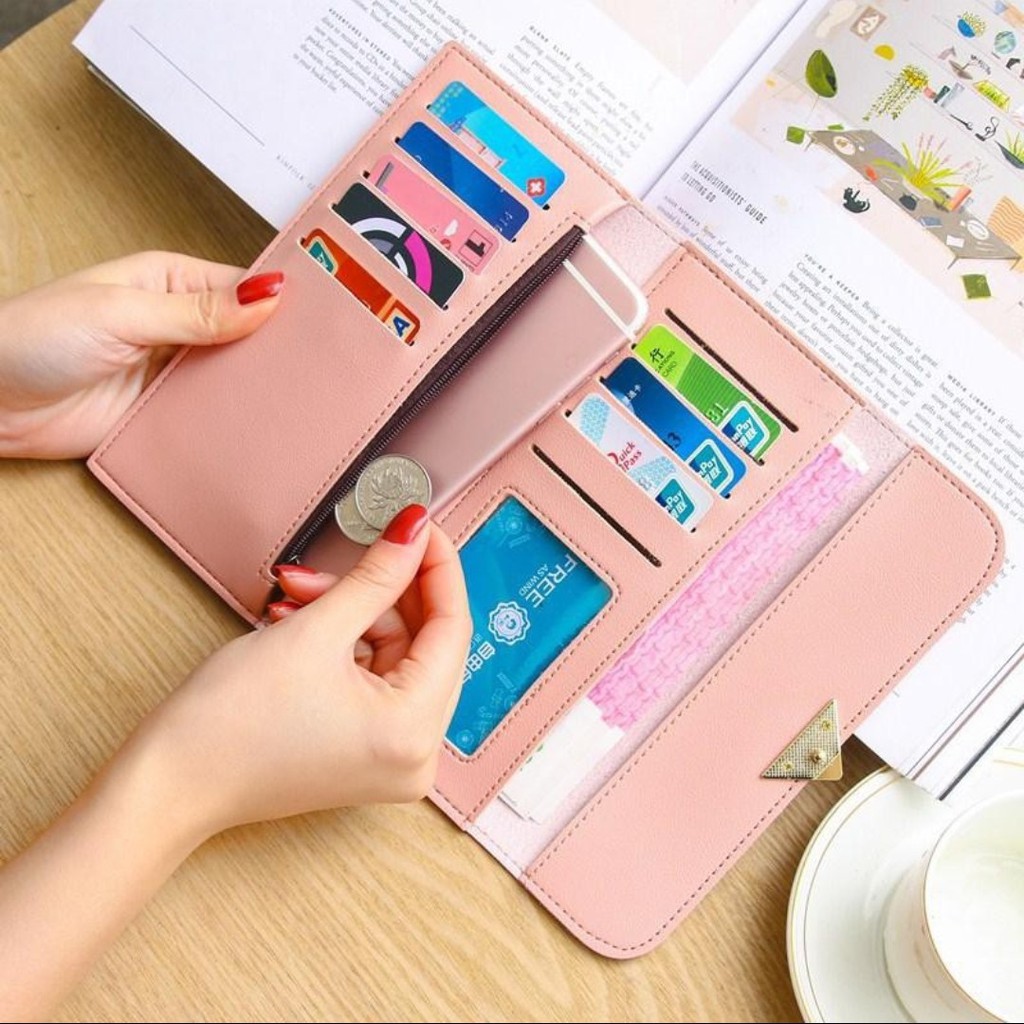 Ví nữ dài đựng tiền cầm tay cao cấp
