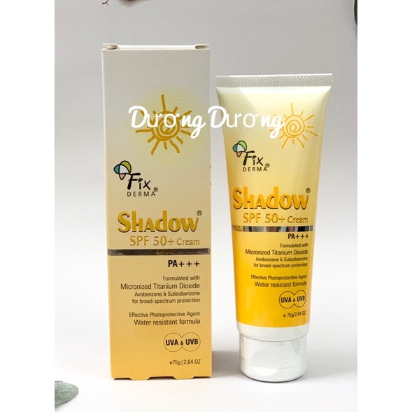 Fixderma Shadow SPF 50+ - Kem chống nắng toàn thân (75g)