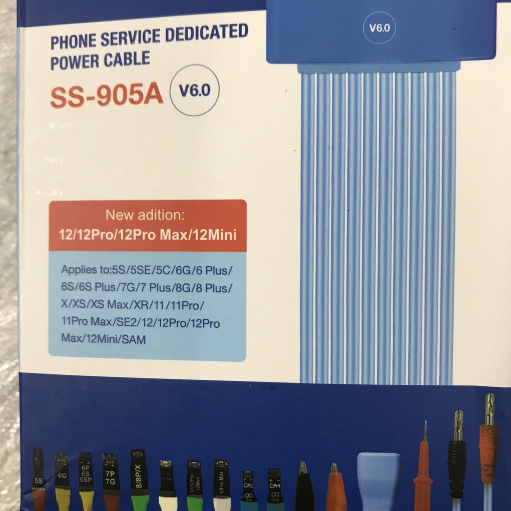 Dây cấp nguồn SS-905A V6.0| 5S-12promax/12Mini/ SAM/ Sunshine