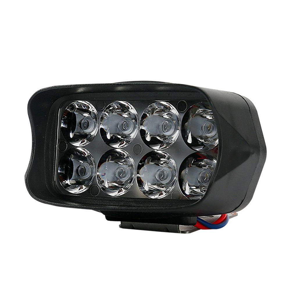 8 LED 9-85V Đèn chiếu sáng làm việc Thanh đèn chiếu sáng kết hợp đèn lái xe ô tô tải Offroad