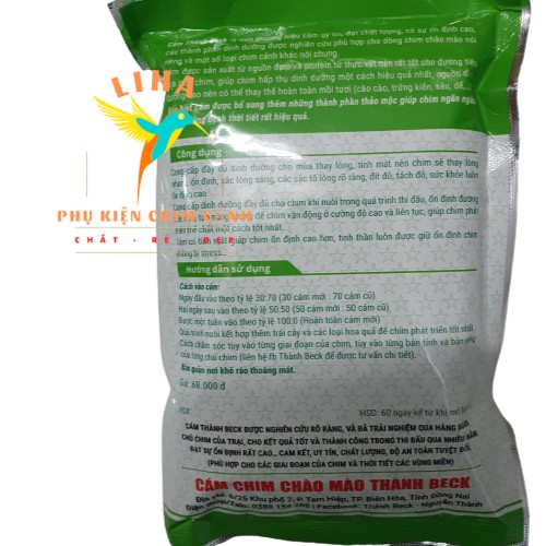 Cám Chào Mào Thành Beck 200gr - Thức Ăn Chim Cao Cấp Thay Thế Hoàn Toàn Mồi Tươi