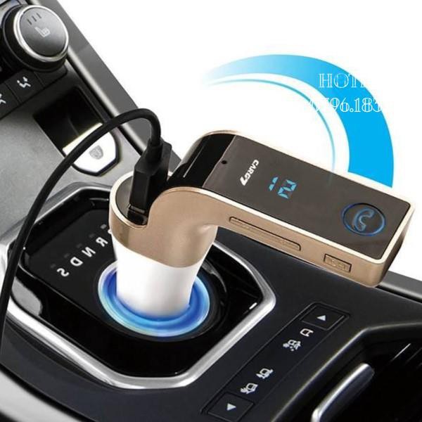 [Giảm giá]  Tẩu Car G7 Sạc, nghe nhạc USB thẻ nhớ và Bluetooth trên ô tô mới 2020