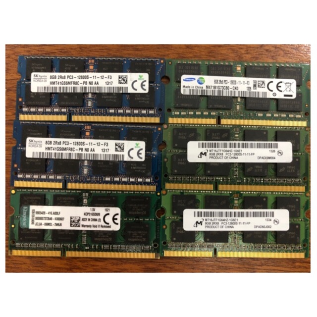 Ram Laptop 8gb Ddr3 PC3 1.5V bus 1600 12800S