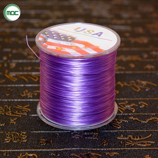 Chỉ tơ chỉ chun xỏ hạt đá xâu hạt đá phong thủy loại cuộn lớn màu tím