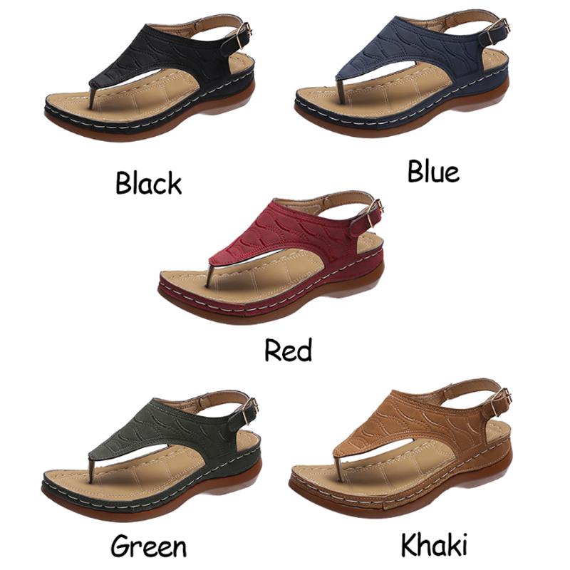 Giày sandal có quai hậu kiểu đế xuồng thích hợp đi biển/ dạo phố cho nữ