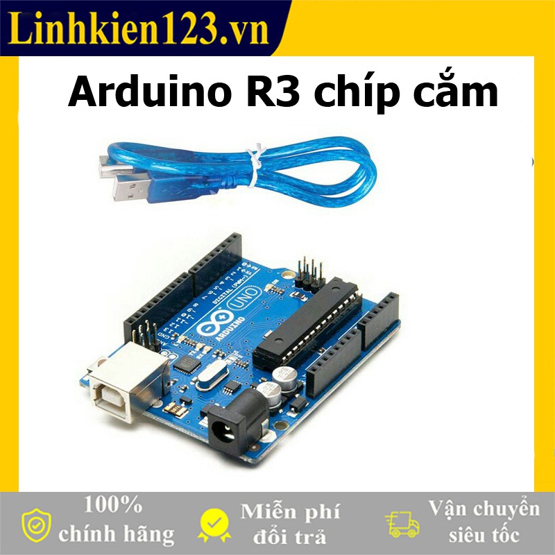 Mạch arduino UNO R3 + cáp dữ liệu