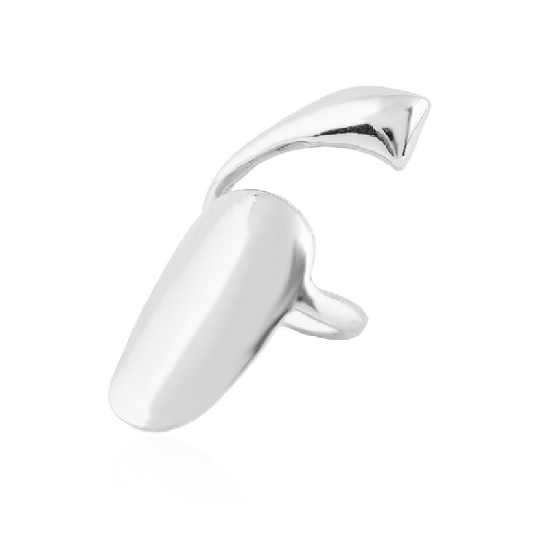 1 Nhẫn Đeo Móng Tay Kim Loại Thời Trang Cho Nữ