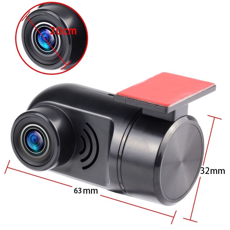 Camera Hành Trình DVR Mini 1080P HD Cổng USB Cho Android