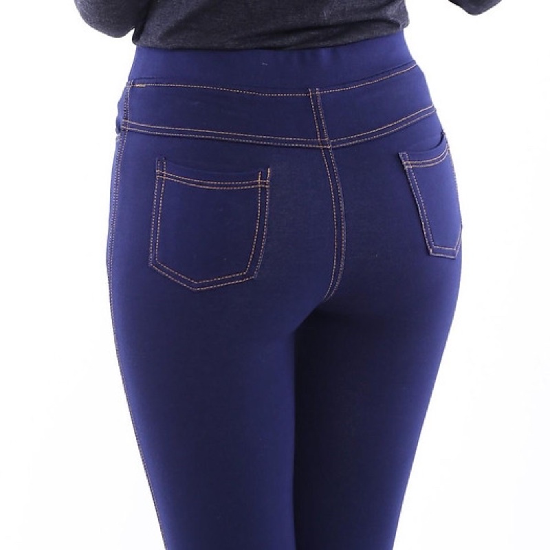 Quần Legging Giả Jean Xanh Đen Nữ (Dưới 50kg)