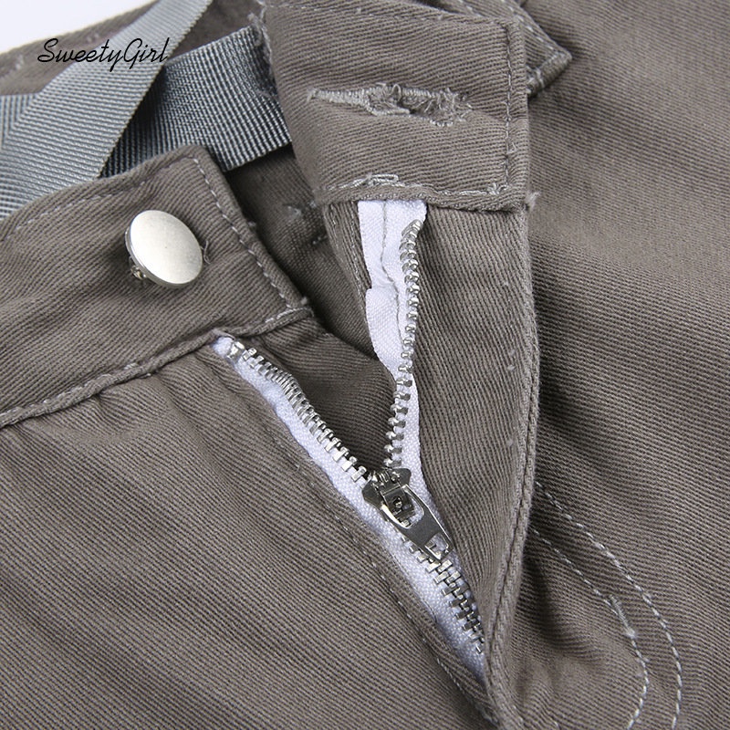 Quần Jean Lưng Cao Dáng Rộng Màu Trơn Thời Trang 2022 Cho Nữ