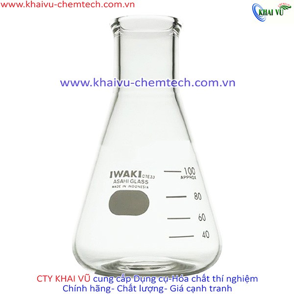 Bình tam giác thủy tinh chịu nhiệt 50ml 100ml 250ml 500ml