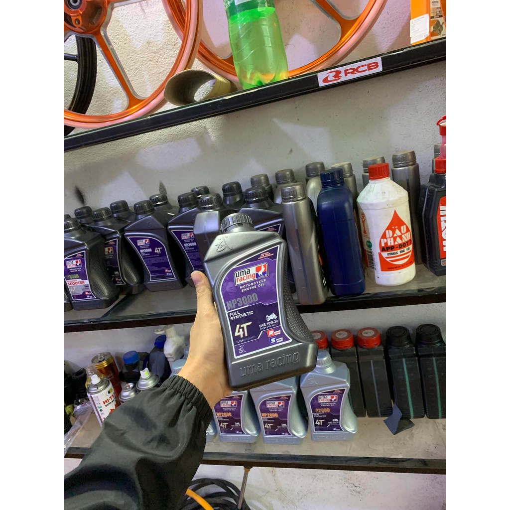 Dầu nhớt động cơ Uma Racing Chính hãng dành cho xe số, xe ga 10W30 10W40 10W50 Hp200 Hp 3000 exciter, winner, wave, sh