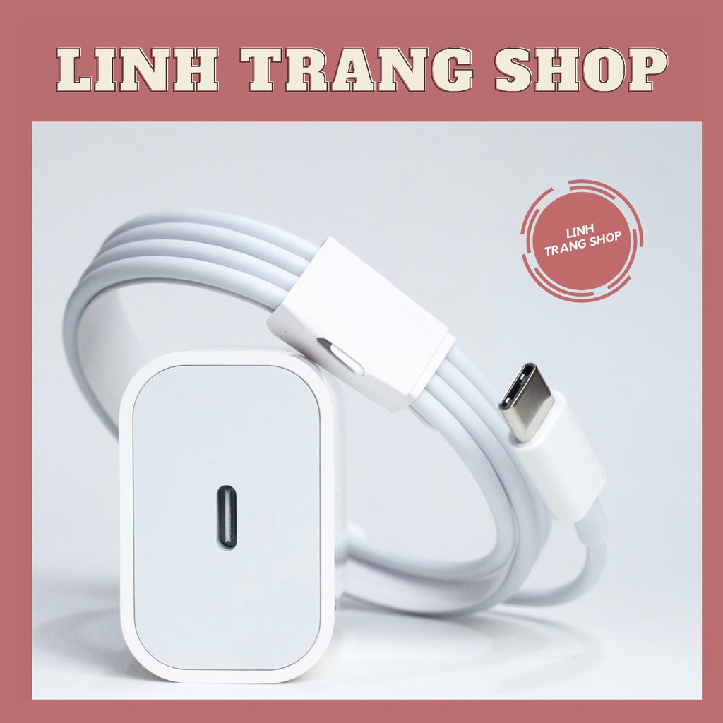 (BH 12 tháng) Sạc Nhanh PD 18W USB-C To Lightning, Sạc 8,X,11,12,13 (Củ Sạc Nhanh PD 18W + Cáp Sạc Nhanh PD)