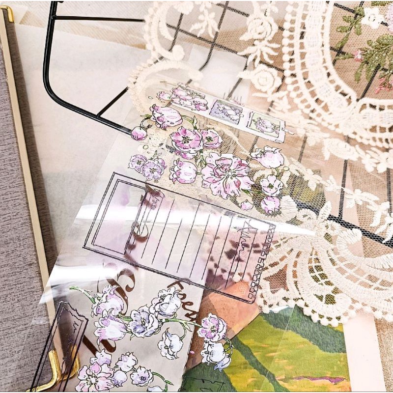 Krisna.room ♡ Hãng 3ie- 1 chu kì 180cm cuộn băng dán hình hoa Convallaria Majalis I