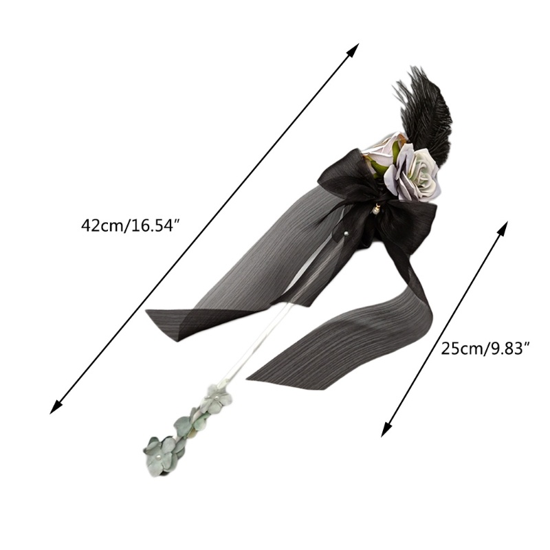 Dây Ruy Băng Hoa Hồng Cầm Tay Phong Cách Lolita