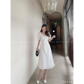 [BBSTORES] Đầm Linen Nhún Ngực Laviis Dress - TK522