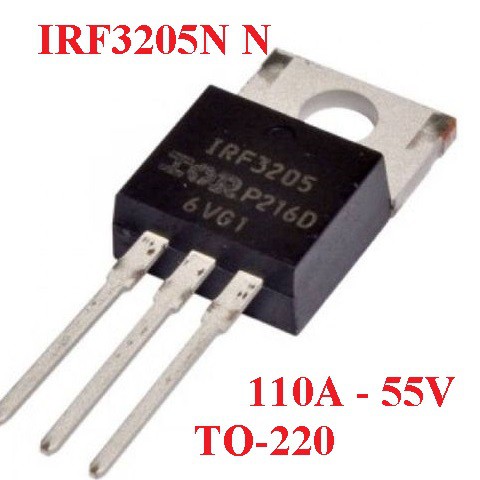 IRF3205N MOSFET kênh N Channel mosfet 110A - 55V TO-220 chân cắm