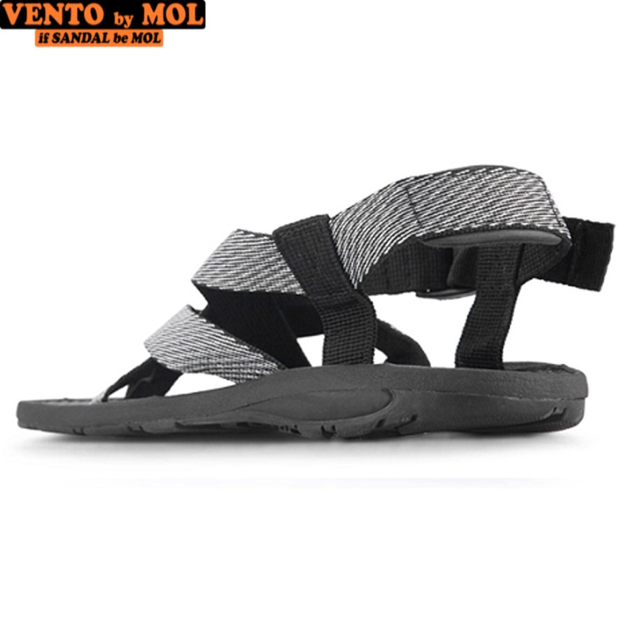 Giày sandal Vento nam xỏ ngón quai chéo vải dù có quai hậu cố định mang đi học đi biển du lịch NV7189G