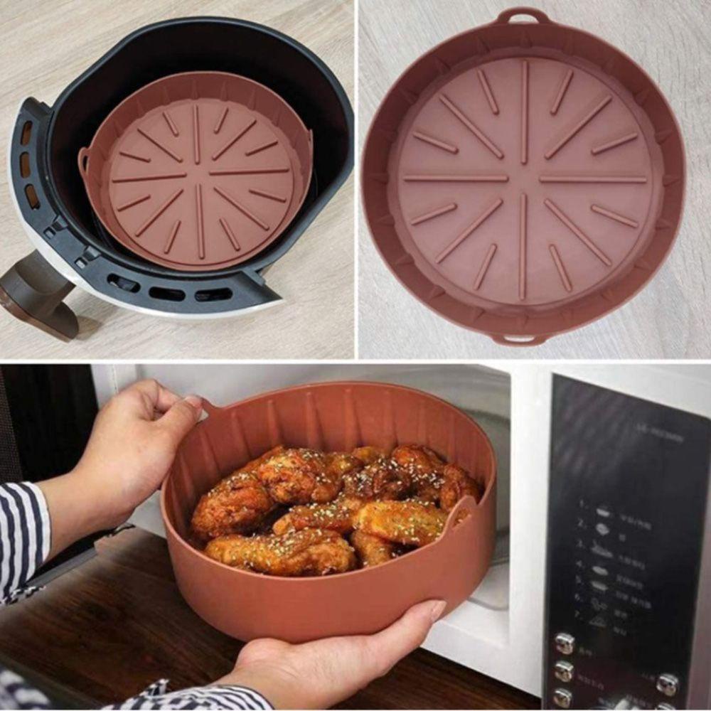 Thảm Lót Nồi Chiên Không Dầu Bằng Silicone Tái Sử Dụng Tiện Lợi