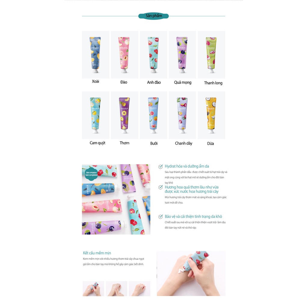 [Mã FMCG8 giảm 8% đơn 250K] Kem Dưỡng Ẩm Tay Chiết Xuất Thanh Long Frudia My Orchard Dragon Fruit Handcream 30ml | BigBuy360 - bigbuy360.vn