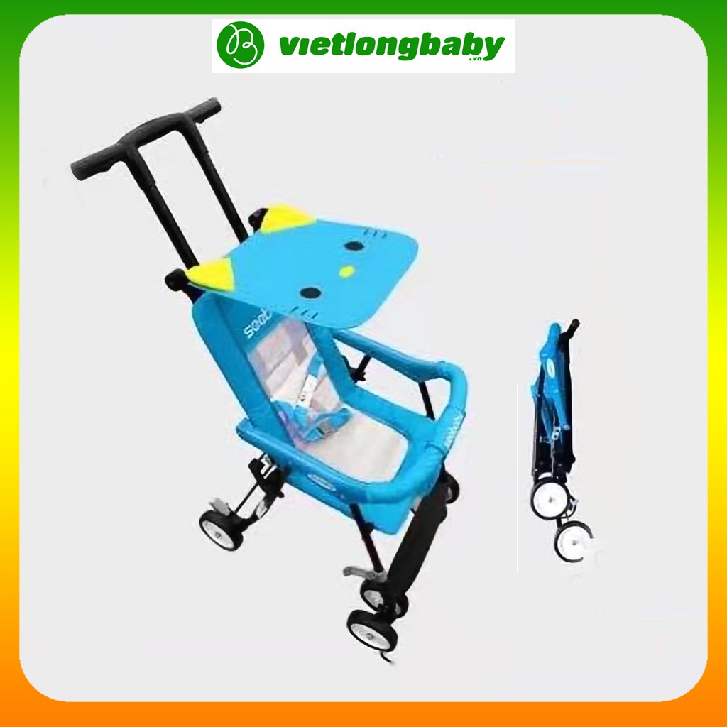 Xe đẩy du lịch gấp gọn có mái che SeeBaby QQ1-2