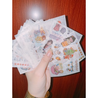 Sticker hình dán trang trí dễ thương