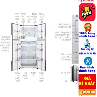 TỦ LẠNH PANASONIC NR-DZ600MBVN 550L