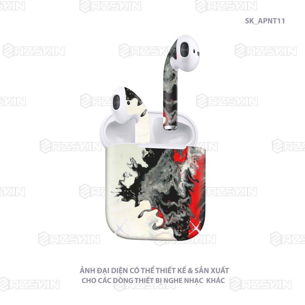 Skin Dán Airpod 1,2,Pro Mẫu Thiết Kế Acrylic |SK_APNT11| Chất Liệu PVC Chống Nước, Chống Bẩn, Cắt Sẵn Dễ Sử Dụng