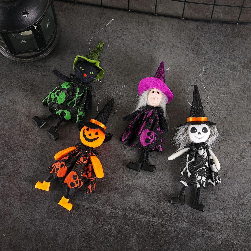 Set 2 Búp Bê Hoạt Hình Trang Trí Halloween