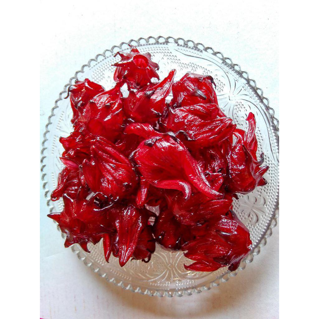 Mứt Hoa Hồng Đà Lạt (Mứt Hibiscus) Lon 500gr