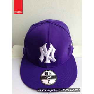 MŨ SNAPBACK NY TRƠN ĐEN, NÂU , TÍM , VÀNG