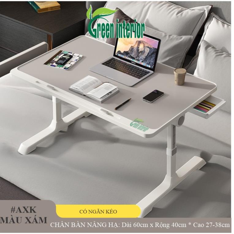 Bàn làm việc tại nhà, Bàn học sinh gấp gọn thông minh Green Furni, hiện đại Màu Xám AX