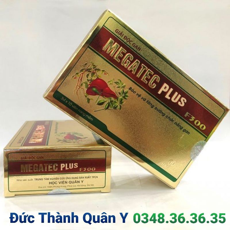 COMBO 2 Hộp Megatec Plus F300 HVQY - Giải Độc Gan
