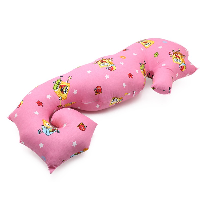 Gối ôm cá ngựa berry CN11 (Bọt biển hồng)