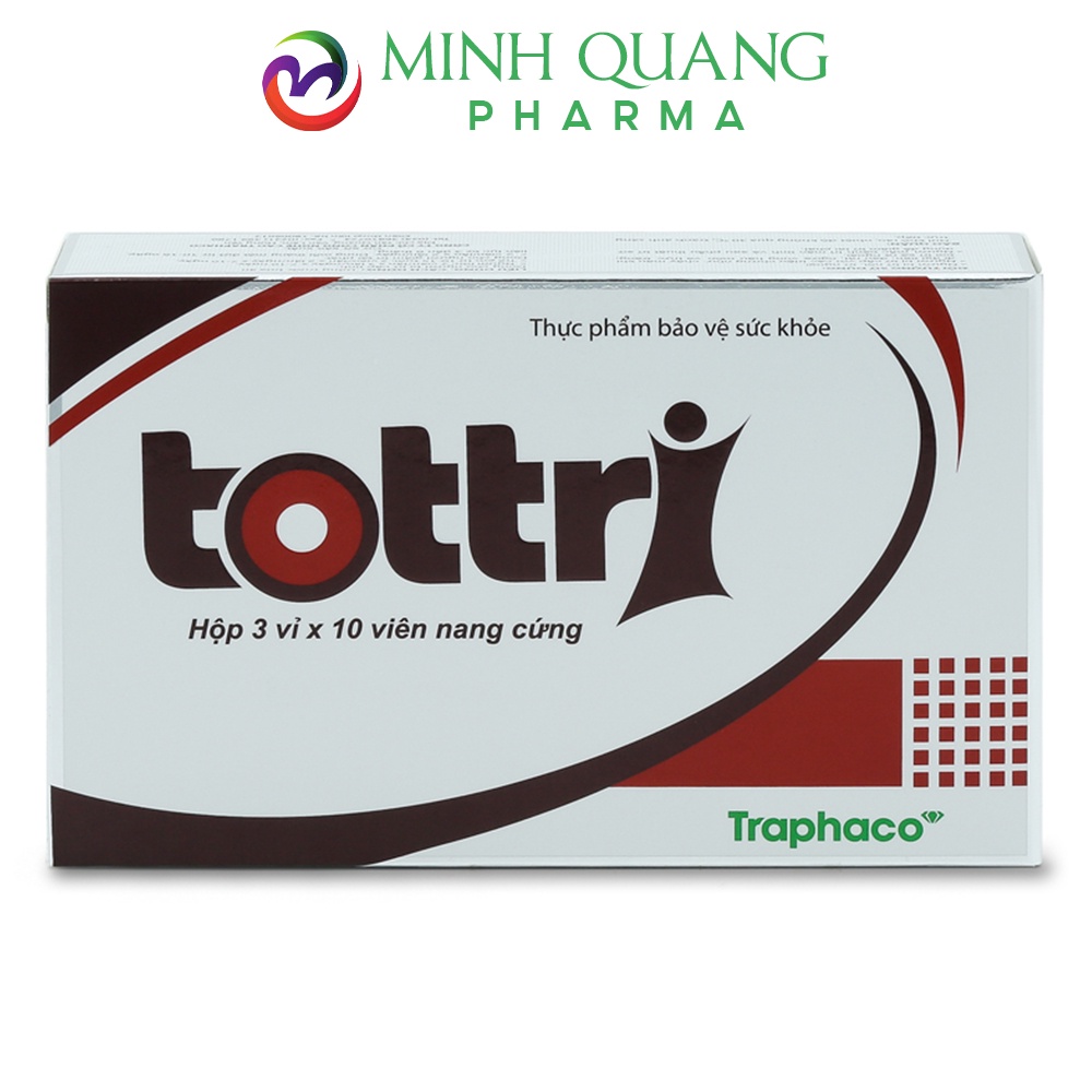 Viên uống TOTTRI của Traphaco tốt cho người bệnh trĩ hộp 30 viên