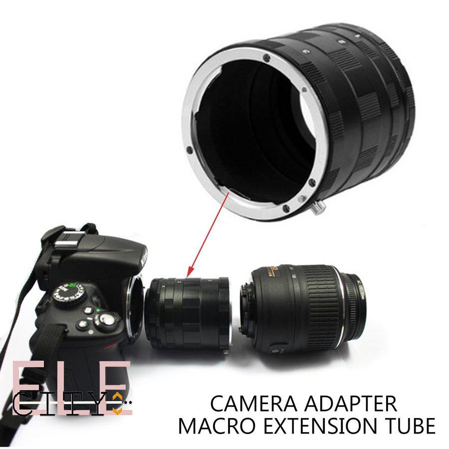 111ele} Camera Adapter Macro Extension Tube Ring for NIKON DSLR Camera Lens