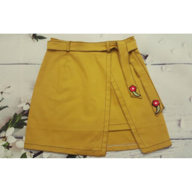 CHÂN VÁY ĐẮP CHÉO BUỘC NƠ