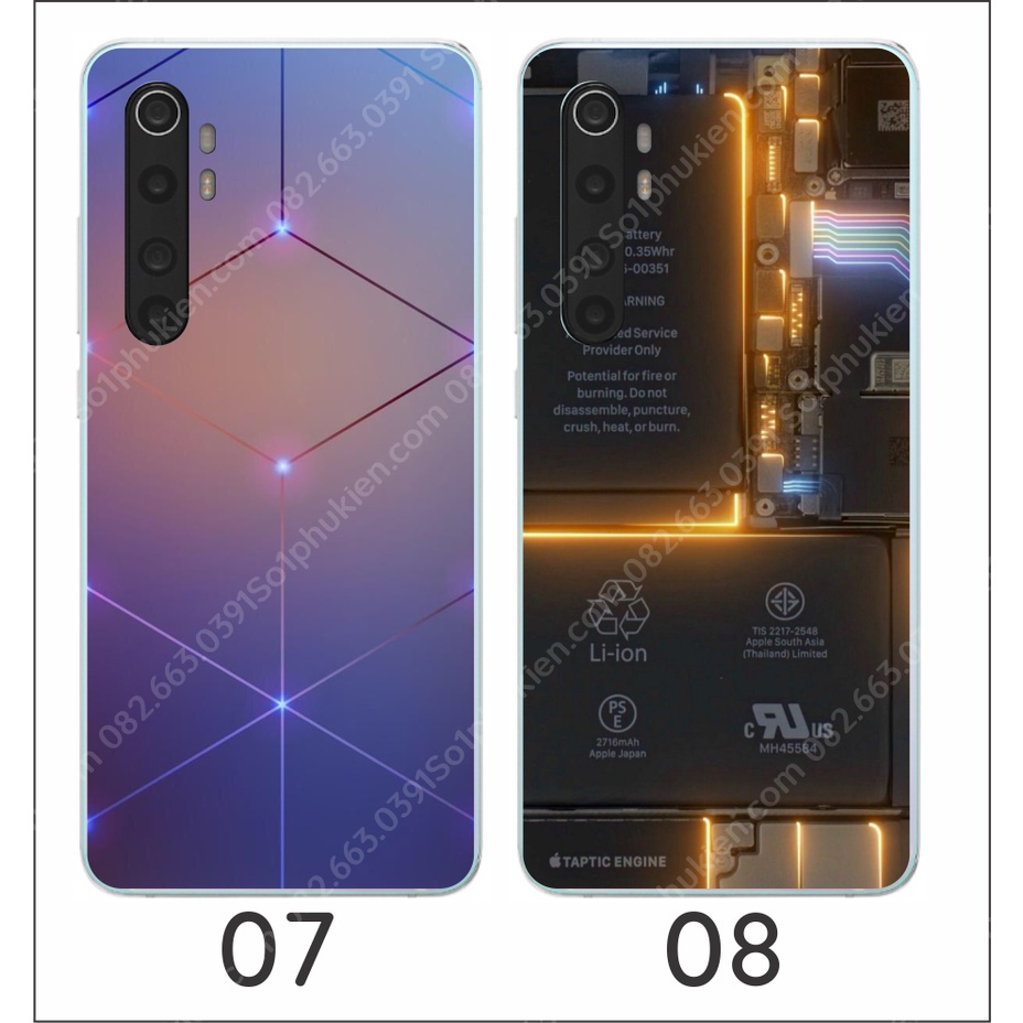Ốp lưng Xiaomi Mi Note 10 lite dẻo in hình dễ thương ( Phần 1)