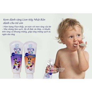 Kem đánh Răng Lion TRẺ EM_Nhật Bản