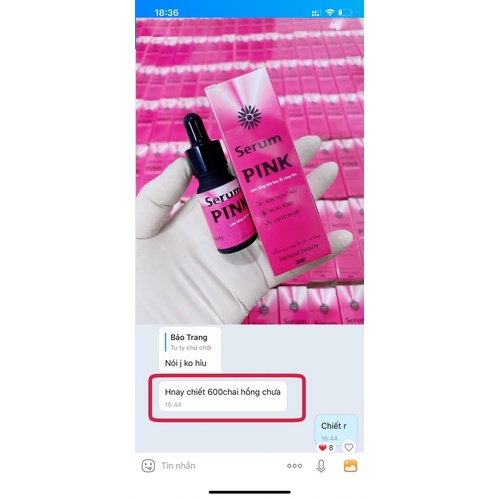 SERUM PINK- HỒNG NHŨ HOA&VÙNG KÍN