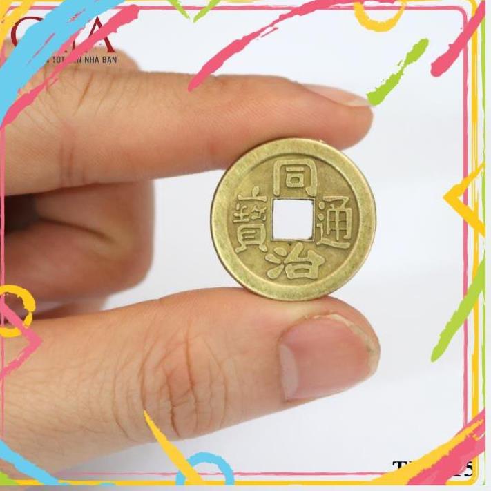 [SIÊU SALE] Đồng xu ngũ đế, đồng xu phong thuỷ bỏ bóp ví | Vật phẩm chiêu tài