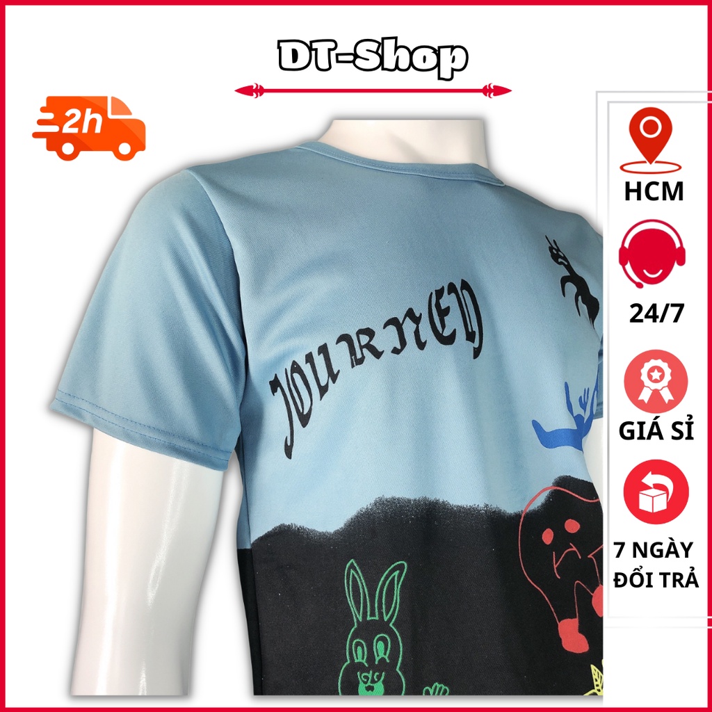 Bộ Quần Áo Nam Nữ Thể Thao Unisex Quần Short Áo Thun Họa Tiết In Chữ JOURNEY DT SHOP QA NAM 1000092V1