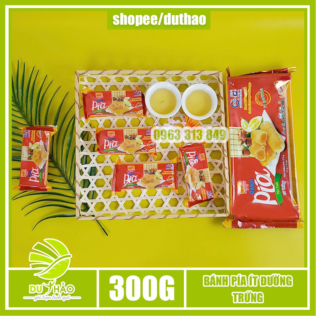 Bánh pía ít đường có trứng Tân Huê Viên 280g