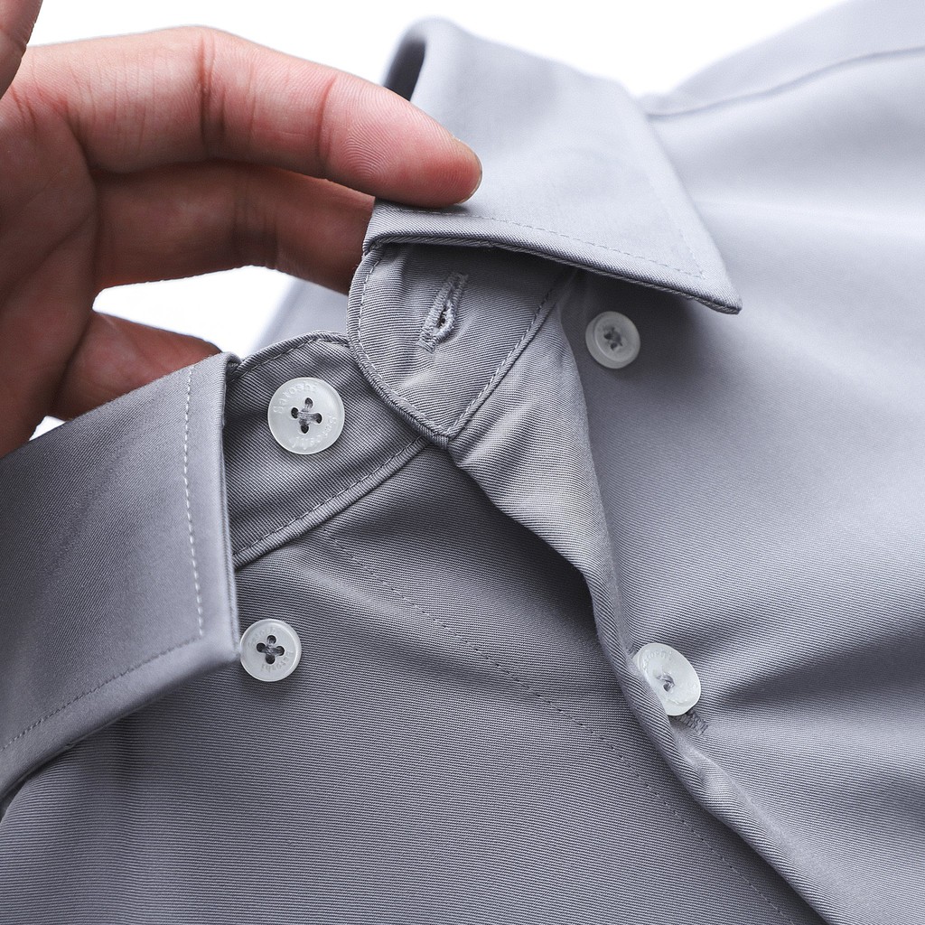 |Hẻm Store| Sơ mi nam Satoshi SASM50 chất liệu cotton tay dài 4 màu form slimfit phong cách trẻ trung dễ phối đồ