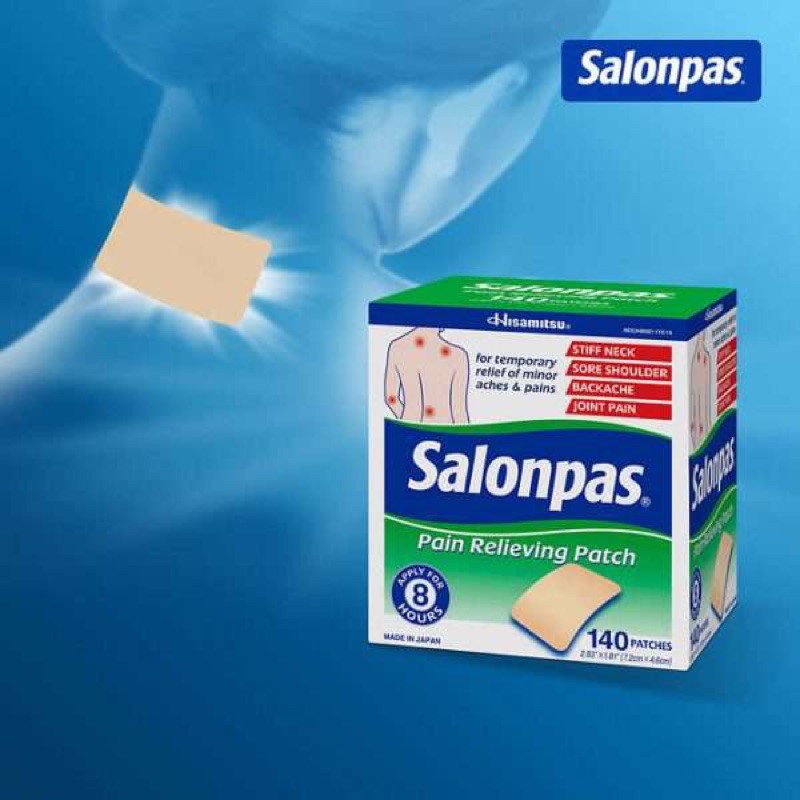 Miếng dán Salonpas 140 tờ của Nhật tách lẻ